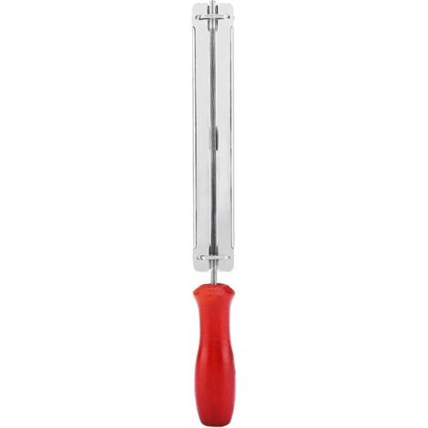 Affûteuse de tronçonneuse Tronçonneuse d'affûtage Kit fichier scie à chaîne avec poignée en bois dur 4/4.8/5.5mm outil jauge profondeur tronçonneuse(4 mm) 4 mm - (1/5)