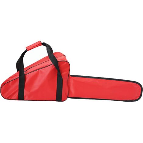 Sac de transport pour tronçonneuse en tissu Oxford imperméable et résistant tronçonneuses 40,6 à 45,7 cm, sac rangement pliable, accessoires d'outils jardin (RD) - RD 16-18 in (1/5)