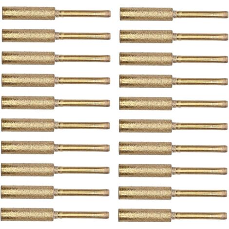 Affûteur de Tronçonneuse, Outil D'affûtage Lime Rotatif Efficace pour Meuleuse Chaîne Kit 20 Pièces Meulage et Gravure, Compatible avec électrique, - (1/5)