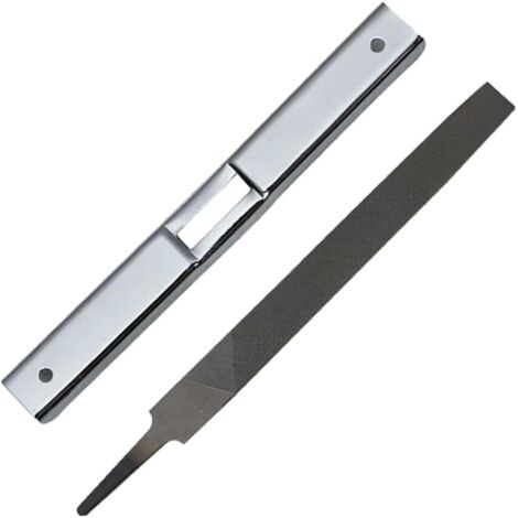 Kit de jauge profondeur et lime plate pour tronçonneuse , outil universel nettoyage rainure la coupe du bois jardin - (1/5)