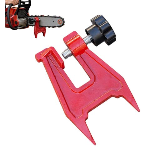 Étau De Sciage Pour Souche,Accessoire Affûteur Tronçonneuse - Outil D'Étau D'Affûtage Bûcheronnage, Foresterie, Élagage, Abattage, Industrie Extérieure, , Jardin Et (1/5)