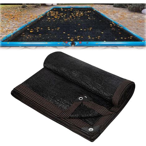 Filet De Protection Piscine Rectangulaire, 5x10m Anti Feuilles & Déchirure Couverture Feuille Bâche pour Piscines Hors-Sol Et Enterrées 510m -