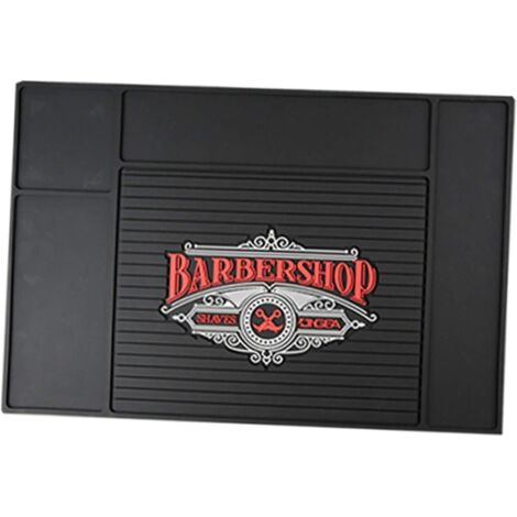 Barber Station Tapis Salon de Coiffure Non-Slip Mat Travail - (1/5)