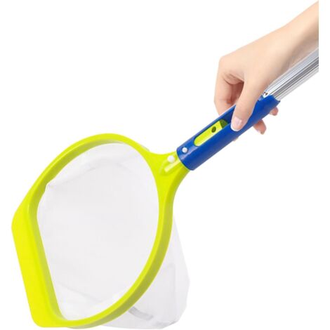 Épuisette pour Piscine - Filets à Feuilles Spa Panier Mailles Fines Débris Équipement Aquarium et (1/5)