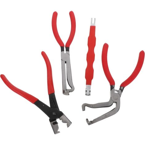 Pince de Déconnexion Électrique en Acier Carbone Haute Résistance Design Compact pour Séparation Facile des Connecteurs Électriques, Ensemble 4 Pièces Adapté aux SUV et Camions - (1/5)