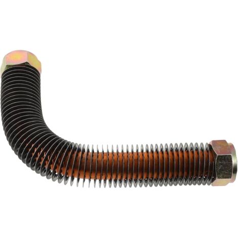 Tube Échappement pour Compresseur Air Tuyau Pneumatique de Remplacement Accessoire Aluminium Facile à Installer Connexion Pompe Haute Pression -