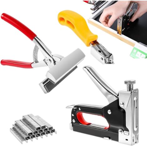 Pince à toile Ensemble d'outils en acier inoxydable pour projets multi-usages tissu, tapis, travaux d'aiguille, bureaux, studios - (1/5)