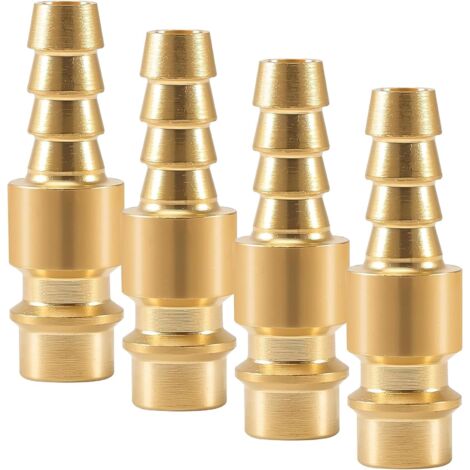 Lot de 4 raccord rapide air comprimé NW 7.2 - pneumatique 8 mm Raccord G1/4 pour compresseur Tuyau à Accessoires d'atelier (1/5)