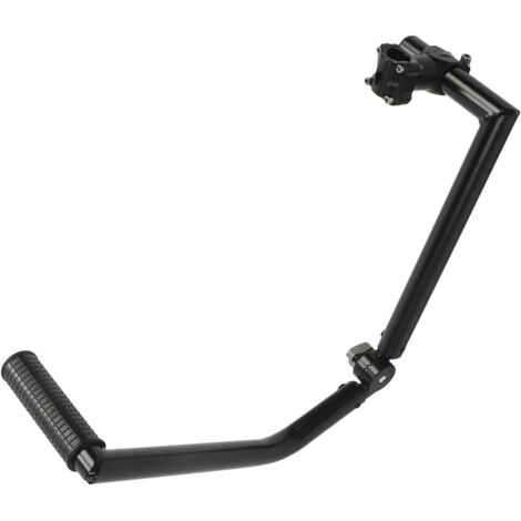 Poignée de Coupe-Bordure, Poignée Ergonomique, Réglage de 0 à 180 Degrés, Extension de Coupe-Herbe avec Pince de Support pour L'entretien de la Pelouse, Coupe de (Black (1/5)