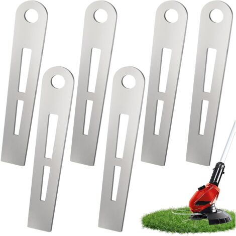 Lot de 6 lames rechange en métal pour coupe-bordure Einhell GE-CT 18 LI à partir 2017 - 8,5 cm (1/5)