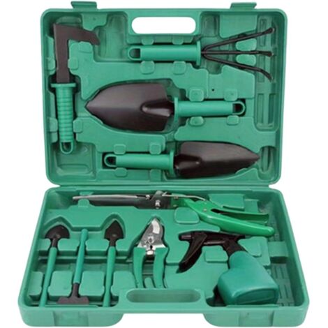 Kit de jardinage – Aide portable pour manuels Outils manuels d'extérieur – Pour terrasses extérieures, jardins, cours intérieurs, balcons, terrasses, sentiers et (1/5)