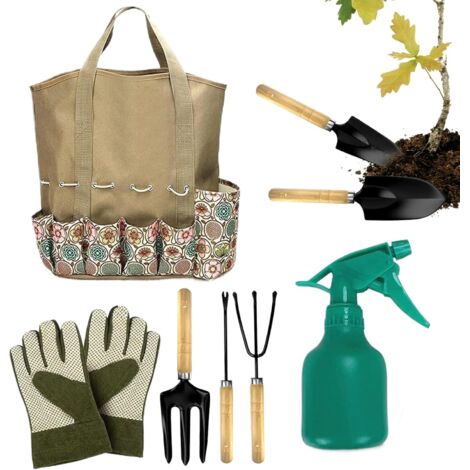 Kit d'Outils de Jardinage Accessoires de Jardinage Extérieur Outils A Main De - pour Jardiniers Débutants, Amis, Hommes, Femmes et la Famille (1/5)