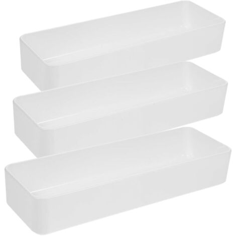 Lot De 3 Organiseurs Rangement pour Tiroirs Couverts Articles Divers Bureau Maquillage Cuisine - (1/5)
