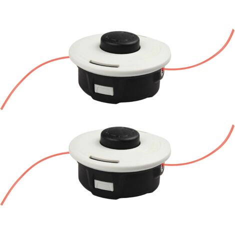 Lot de 2 têtes débroussailleuse AutoCut 27-2 compatibles avec Stihl FS85 FS90 FS90r FS70r FS55 FS55r FS56rc FS91R FS100RX FS110 FS120 FS130 FS131 FS240 Tête Rechange pour 10 x -