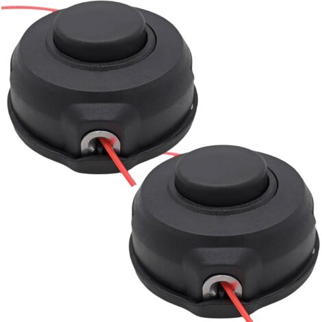 Lot de 2 têtes débroussailleuse 198386-5 pour modèles Makita XRU11Z, XRU12 et XRU04Z, M8 x 1,25 gauche - (1/5)
