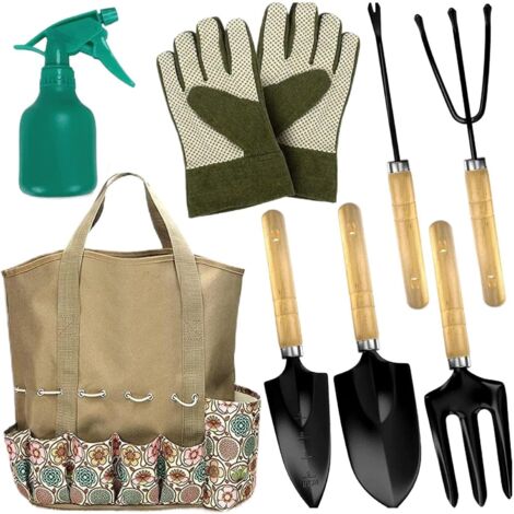 Outils De Jardinage,Accessoires De Jardin Et Plantation  Kit d'Outils à Main pour Le Jardinage - pour Jardinier, Débutant et Famille (1/5)