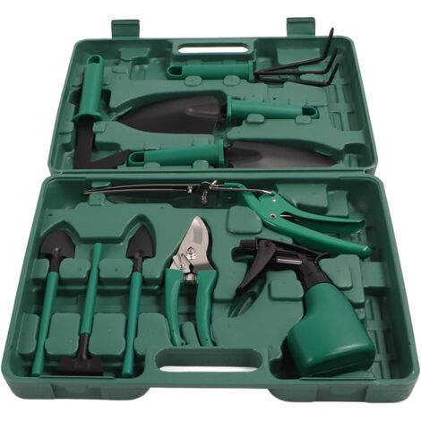 Ensemble D'outils Pour Bonsaï, 10 Pièces, Kit D'outils Pour Bonsaï, Ensemble D'outils De Jardin Avec étui, Poignée Ergonomique, Kit D'outils Pour le Jardinage D'arbres Succulents, Pour Débutant En Int (1/5)