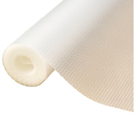 Tapis de tiroir antidérapant 40x450cm - Revêtement Non adhérent En EVA imperméable Antidérapant pour étagères, armoires, tiroirs, réfrigérateurs, maison, bureau Découpe libre Transparent 40l x 450L cm