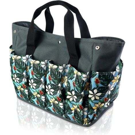 Sac à Outils de Jardin pour Outil de Jardin - Sac à Outils de Jardin Polyvalent, Sac de Rangement pour Outils de Jardin Oxford imperméable avec 10 Petites Poches (1/5)