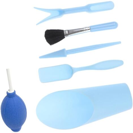 Kit D'outils de Jardinage Miniatures 6 Pièces Bleu en Plastique pour Plantes D'intérieur, pour Petits Jardins et Plantation, Arrosage et Entretien Facile (1/5)