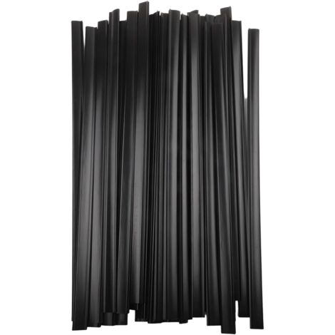 Bandes plates pour piscine hors sol doublures qui se chevauchent, clips de retenue en polyéthylène noir 61 cm avec bords arrondis protéger la doublure des déchirures, accessoires - C