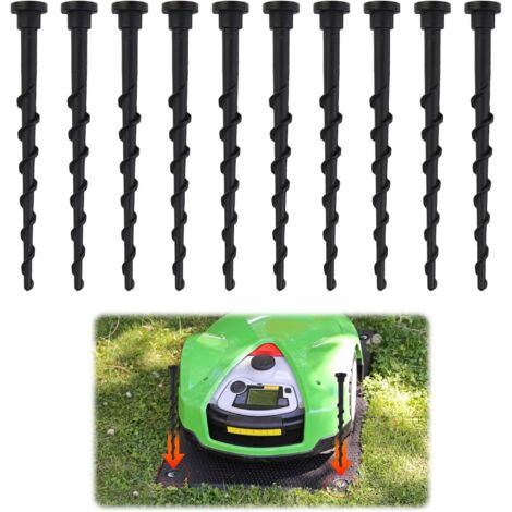 10 Pièces Vis de Station Charge Tondeuse à Gazon pour Husqvarna Automower 105 305 308, 13.7 cm Piquet Terre Imperméable Robot 308X 220AC 230ACX 260ACX 265ACX 320 330X - (1/5)