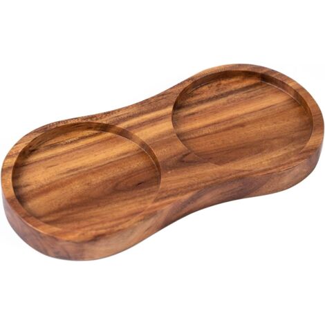 1 Plateau Bois D'acacia, Diamètre 6,8 Cm, Pour Moulins à Sel Et Poivre, Protection Table, Cuisine (1/5)