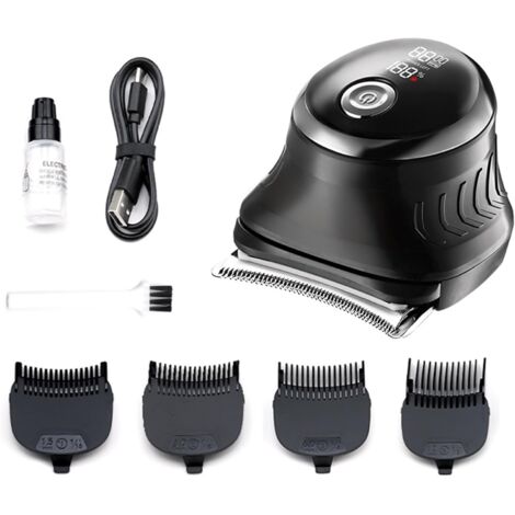 Tondeuse à cheveux professionnelle pour homme avec tondeuse amovible en acier inoxydable hommes courts utilisation la maison moteur silencieux -