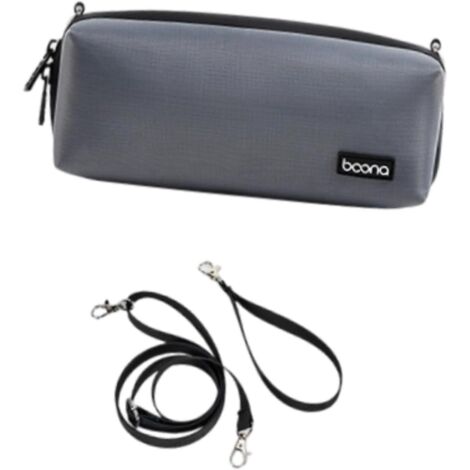 Trousse de Rangement pour Produits Soin Hommes, étui Protection Tondeuse à Cheveux électrique, Accessoires Rasage et Coiffure, O, Gris - (1/5)
