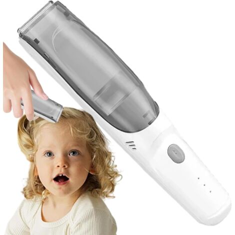 Tondeuses silencieuses pour, tondeuses à cheveux pour - Tondeuse électrique sans fil ultra silencieuse, tondeuse étanche faible bruit, coupe puissante et sûre Blanc (1/5)
