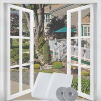 Lot de 2 Moustiquaire, Fibre De Verre, Adhésif Sans Trace, DIY, Fenêtre Universelle