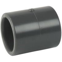 1 manchon femelle/femelle pvc à coller 90mm raccordement tuyau canalisation assainissement