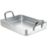 1 Plat à Rôtir, Aluminium, Résistant Haute Température, Anti-Corrosion, Pour Four Cuisine