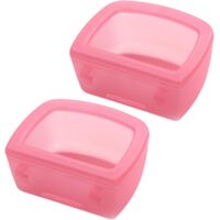 2 bols suspendus, pp, anti-déversement, pour cage, chien chat