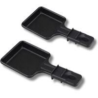 Poêlon à Raclette Carré Antiadhésif - Lot de 1 à 12 - Compatible Tefal - Design Ergonomique