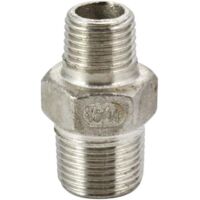 3/8"x 1/4" mâle Hex raccord/connecteur fileté Réducteur Connecteur de raccords tuyauterie/adaptateur, en acier inoxydable 304 NPT -