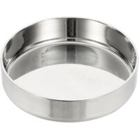 Emboutstuyau45 mmdiamètre extérieur, 2 emboutstuyau plats en acier inoxydable 304 Embouttuyau poli Capuchon rond pour les industriesla plomberie HVAC Tuyauterie métallique - 102 mm