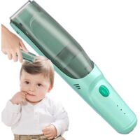 Tondeuses à cheveux silencieuses pour bébé,tondeuses bébé - Tondeuse silencieuse et rechargeable sans fil pour, tondeuse de coupe c Vert