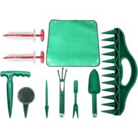 Kit d'outils de jardinage, distributeur de , tapis de culture - pour planter, , , légumes, tomates et poivrons, fleurs, gazon, intérieur et extérieur,