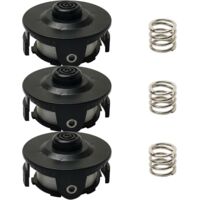 Tête de rechange efficace pour débroussailleuse DUR181, DUR181Z, DUR141, design discret, comprend bobine et couvercle (3 pièces) - 3pc