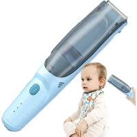 Tondeuse à cheveux silencieuse pour électrique sans fil rechargeable , tondeuse puissante une coupe sûre Bleu -