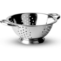 1 Passoire Double Anse Acier Inoxydable 24cm Diamètre Tamis Cuisine Lavage Légumes