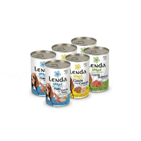 Pack Degustación Comida Húmeda para Perro Lenda Urban 6x400