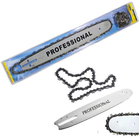 Boutique commerciale - Lame et guide-chaîne de tronçonneuse de 52 cm + chaîne de tronçonneuse de rechange de 520 mm - (1/3)