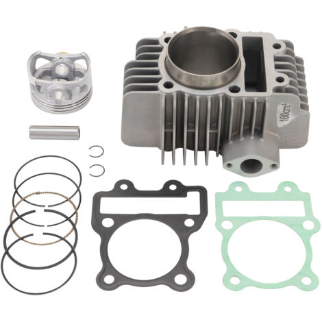 Ensemble Bloc-Cylindres Moteur YX160 pour Moto - Bloc Piston Segments Axe Circlip Joint Papier - Kit Réparation Moteur YX160 (1/5)