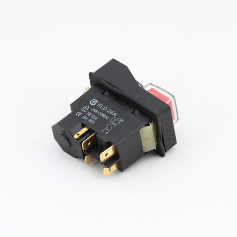 Interrupteur Électromagnétique KJD18 Identique Kedu - Interrupteur Alimentation Triphasé 400V 7 Broches - Perceuse Établi Polisseuse Meule Marine - Contacteur Industriel