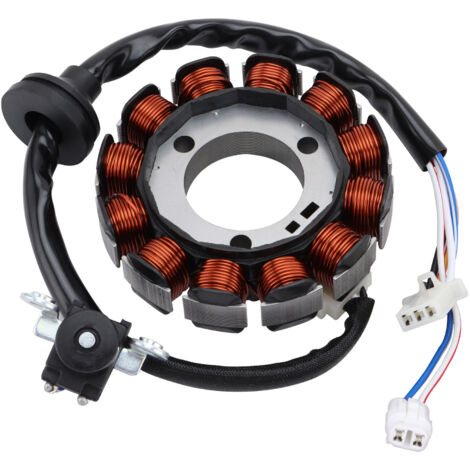 Adaptateur Bobine Stator pour Yamaha FZ6 2004-2009 - Bobine Charge Électromagnétique 3 Fils 18 Tours Système Allumage (1/5)