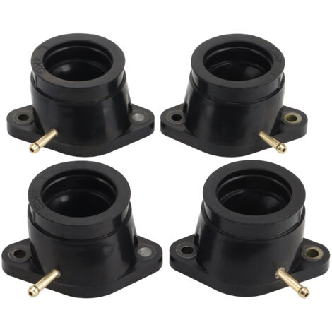 Ensemble 4 Connecteurs Collecteur Admission Compatible Yamaha XJR1200 XJR1300 - Joints Caoutchouc Haute Étanchéité Résistant Huile