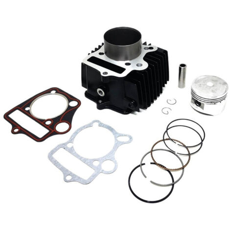 Kit Cylindre 125cc Alésage 54mm Kit Segments Piston - Modification Mise à Niveau Moteur Quad ATV - Pièces Réparation Moteur Moto
