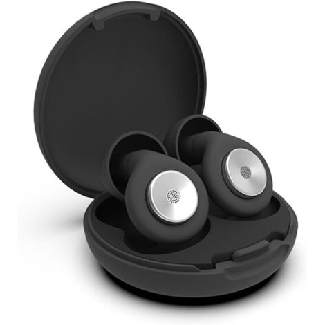 Bouchon d'oreille pour dormir, Bouchon d'Oreille Anti Bruit 45dB, bouchons d'oreille en silicone réutilisables, avec 3 Paires D'emboutsm, pour sommeil, concentration et voyages (1/5)